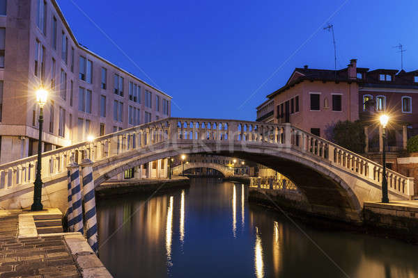 Venice bridges. Venice, Veneto, Italy Stock photo © benkrut