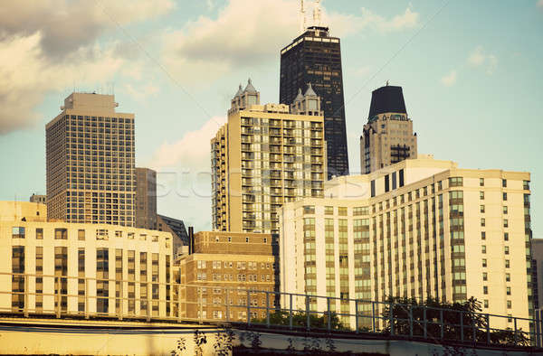 Stock foto: Nachmittag · Chicago · Innenstadt · Turm · Wohnung · Gebäude
