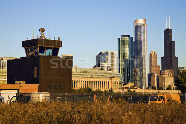 Chicago from the old airport Stock photo © benkrut
