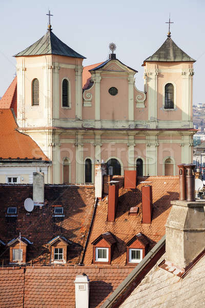 Stock photo: Trinity Church by Hurbanovo Square