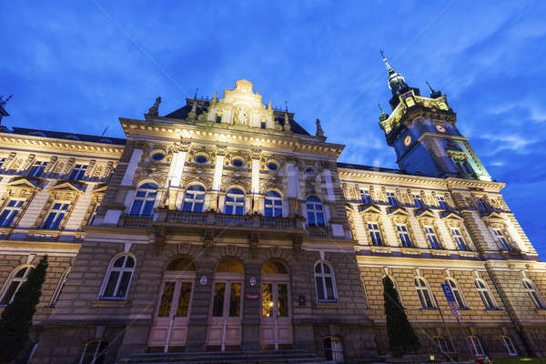 Old city hall in Bielsko-Biala Stock photo © benkrut