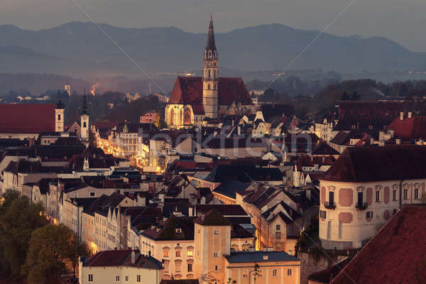 Panorama of Steyr Stock photo © benkrut