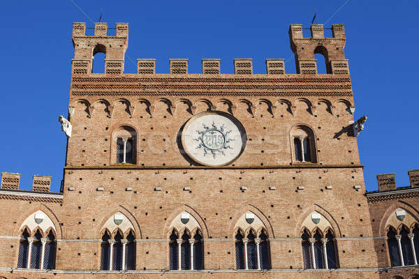 Siena town hall Stock photo © benkrut