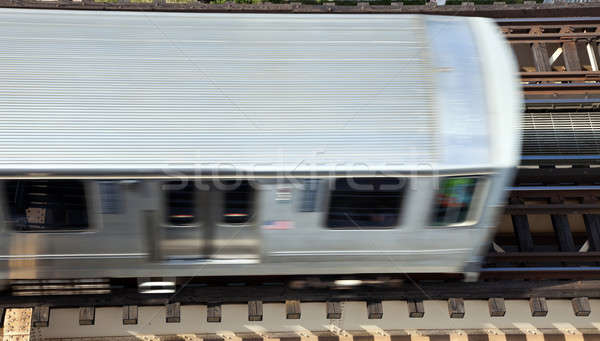 Elevated train trucks above Lake Avenue   Stock photo © benkrut