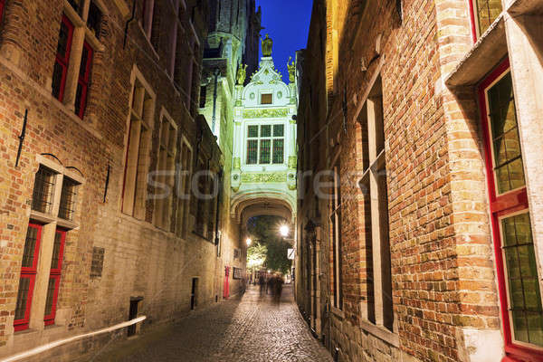 Blinde-Ezelstraat in Bruges  Stock photo © benkrut