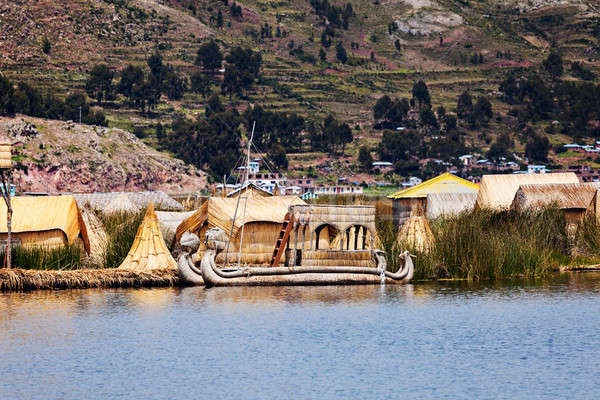 Village on Floating Islands  Stock photo © benkrut