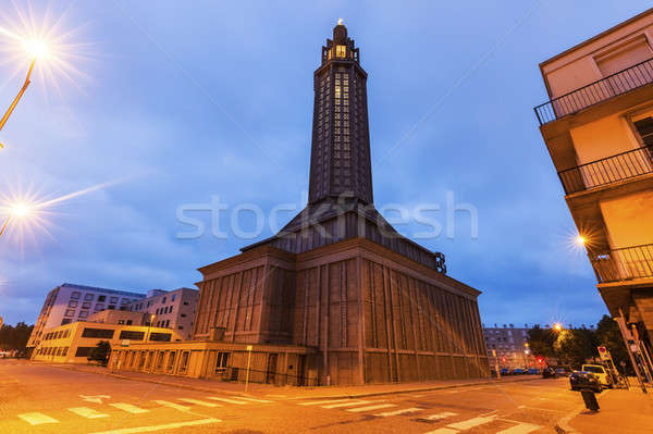Church of St. Joseph in Le Havre Stock photo © benkrut