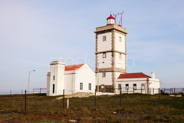 Faro región ciudad horizonte Europa Navidad Foto stock © benkrut