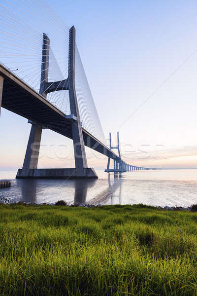 Vasco da Gama Bridge in Lisbon Stock photo © benkrut