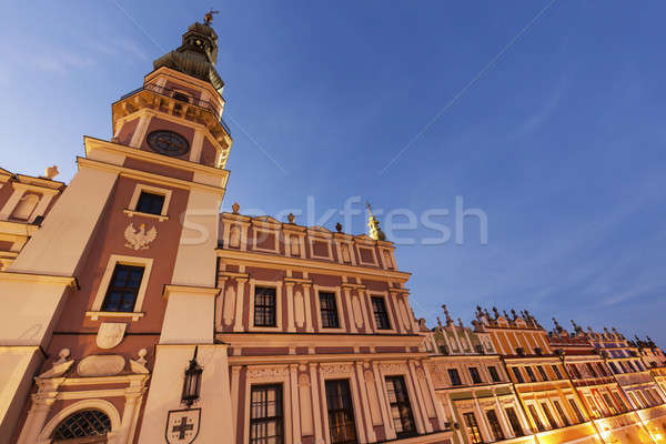 Zamosc Town Hall on Great Market Square  Stock photo © benkrut