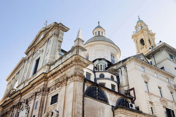 Kościoła Jezusa niebieski panoramę Europie Zdjęcia stock © benkrut