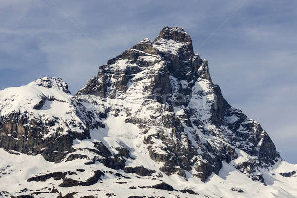 Matterhorn seen from Italy Stock photo © benkrut