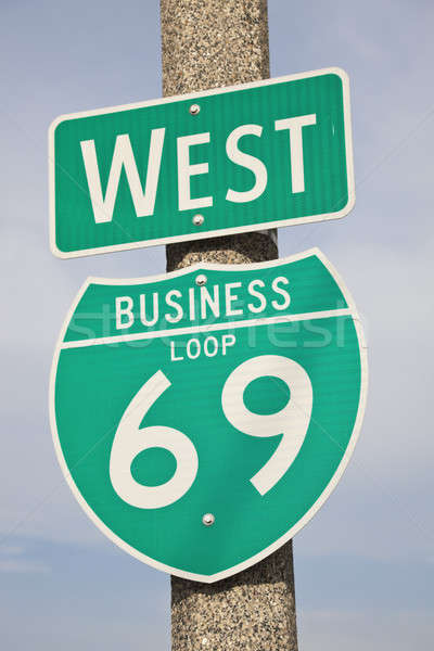 69 Highway sign Stock photo © benkrut