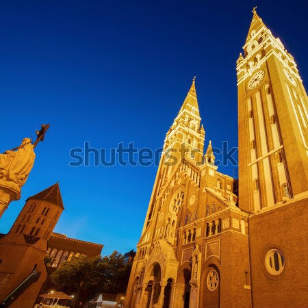 Basilica of Notre-Dame de Fourviere in Lyon Stock photo © benkrut