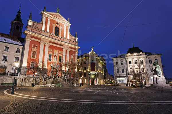 Franciscan Church in Ljubljana Stock photo © benkrut