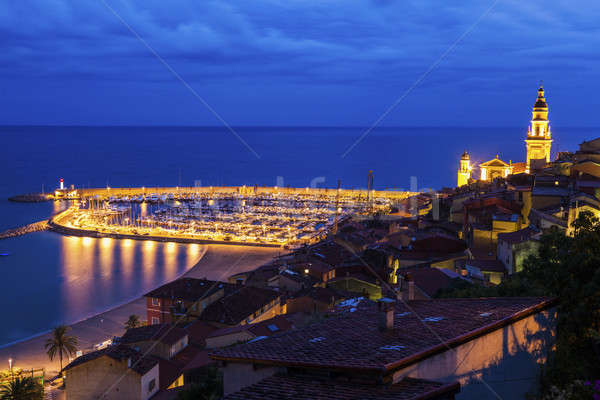 Saint Michel Basilica in Menton Stock photo © benkrut