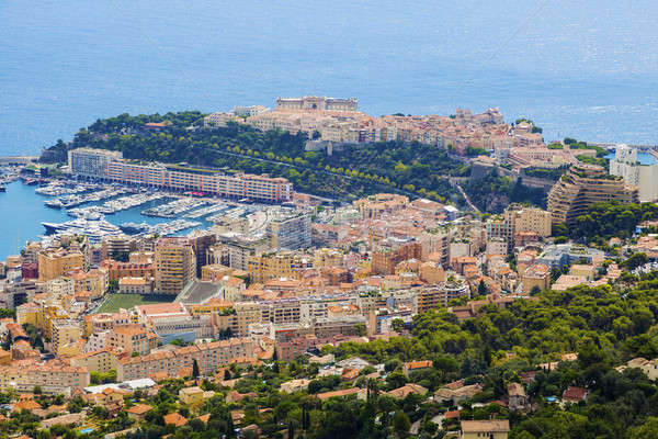 [[stock_photo]]: Monaco · architecture · panorama · ville · bateau