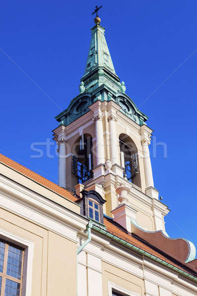 Stock foto: Kirche · alten · Markt · Platz