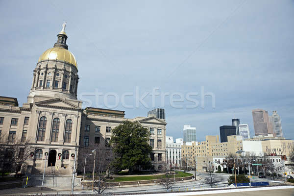 Atlanta Gruzja budynku rano czasu centrum Zdjęcia stock © benkrut