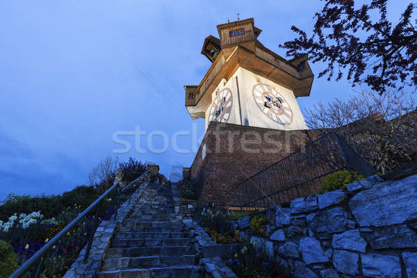 The Uhrturm in Graz Stock photo © benkrut