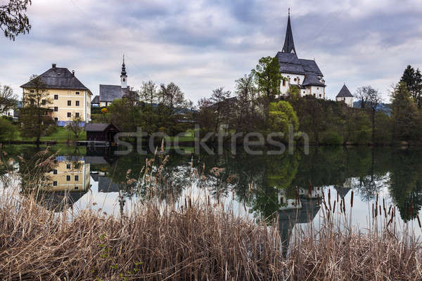 Saints Primus and Felician Church in Maria Worth Stock photo © benkrut