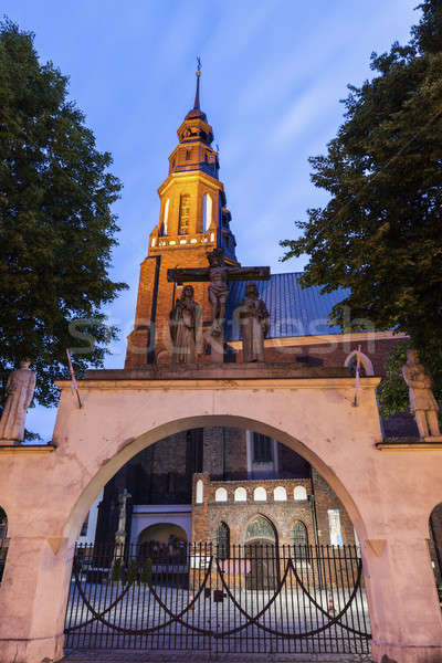 Holy Cross Cathedral in Opole Stock photo © benkrut