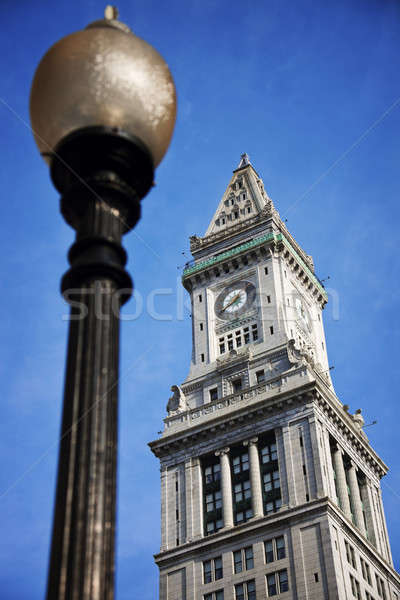 Custom House Tower in the center of Boston Stock photo © benkrut