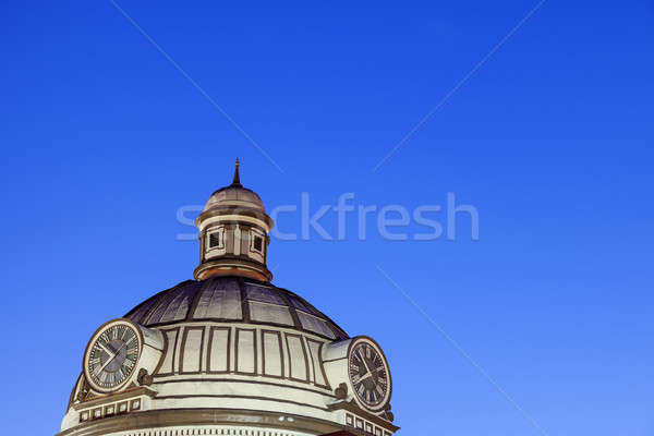 Alten Gerichtsgebäude Illinois Vereinigte Staaten Himmel Reise Stock foto © benkrut