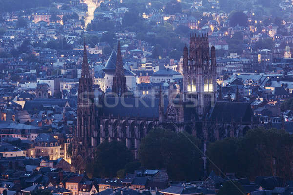 Abbey church of Saint-Ouen in Rouen  Stock photo © benkrut