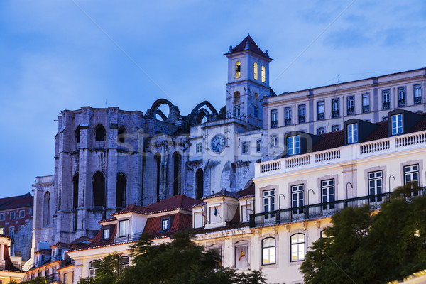Carmo Convent in Lisbon Stock photo © benkrut