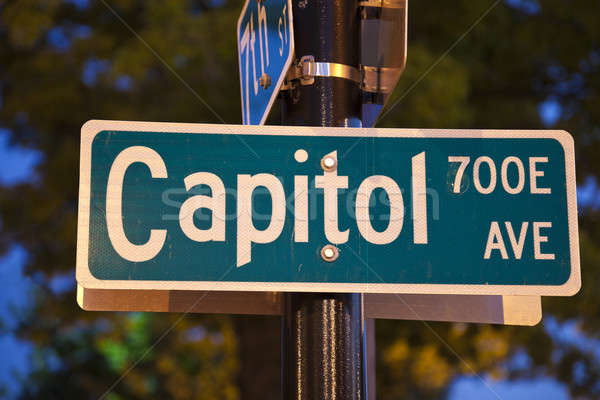 Capitol Avenue in Springfield Stock photo © benkrut