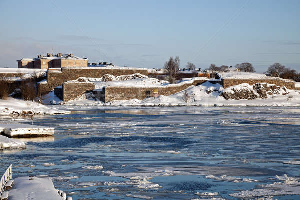 Meer Festung Helsinki Finnland Stock foto © benkrut