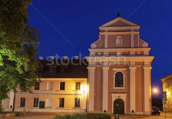 Klarysek Church on Wodny Square in Zamosc Stock photo © benkrut