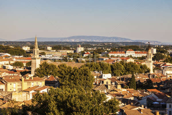 Aerial view of Avignon  Stock photo © benkrut