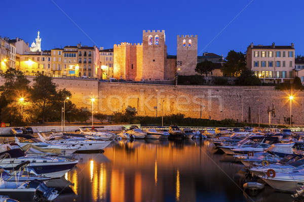 Abbey of Saint Victor in Marseille Stock photo © benkrut