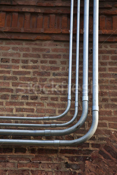 Fiber and power conduits Stock photo © benkrut