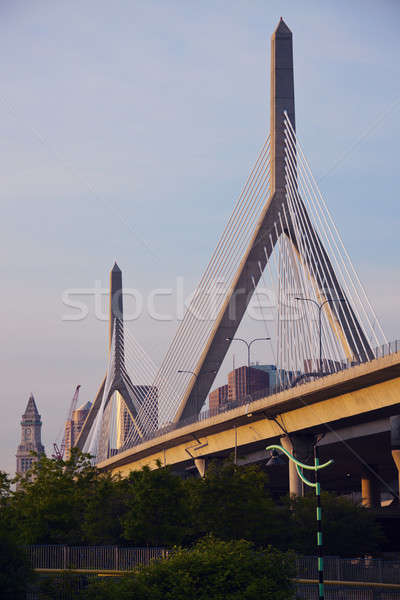 The Leonard P. Zakim Bunker Hill Memorial Bridge Stock photo © benkrut