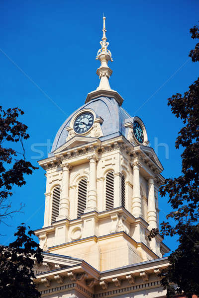Alten Gerichtsgebäude Warschau Zentrum Indiana Stock foto © benkrut