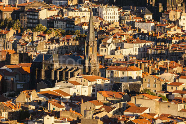 Basilica of Notre-Dame du Port in Clermont-Ferrand Stock photo © benkrut