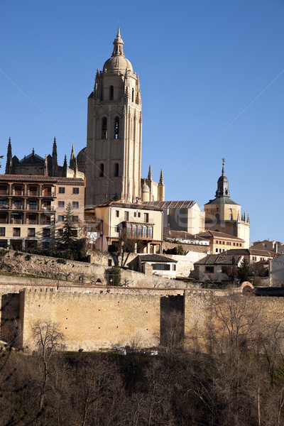 Cathedral in Segovia Stock photo © benkrut