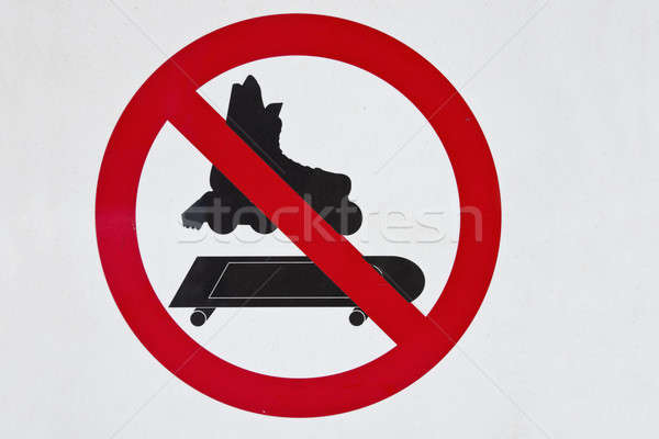 No skating Stock photo © benkrut