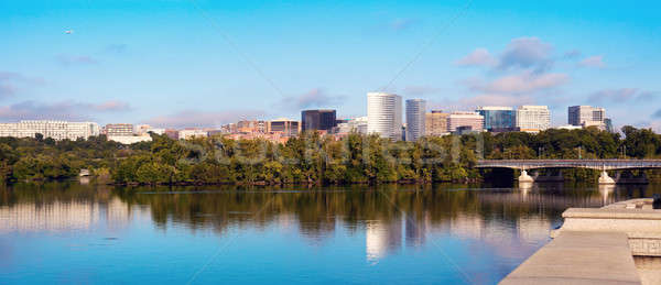 Downtown of Arlington, Virginia and Potomac River Stock photo © benkrut
