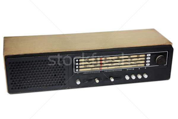 Old radio isolated Stock photo © berczy04