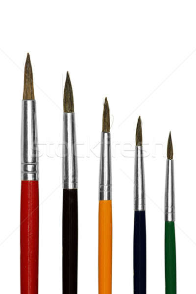 Artístico pintar isolado branco escolas Foto stock © berczy04