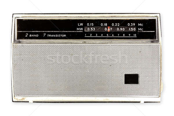 öreg orosz rádió izolált fehér technológia Stock fotó © berczy04