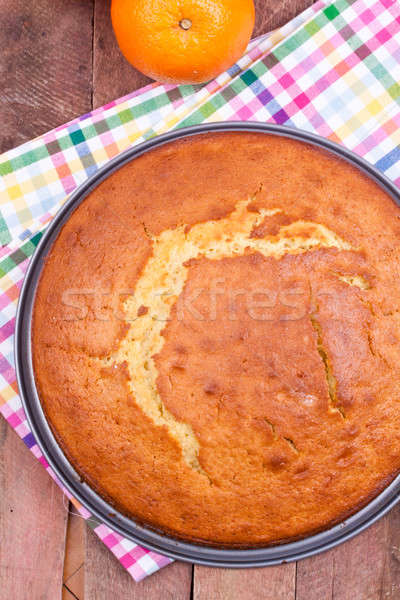 Stock photo: orange cake