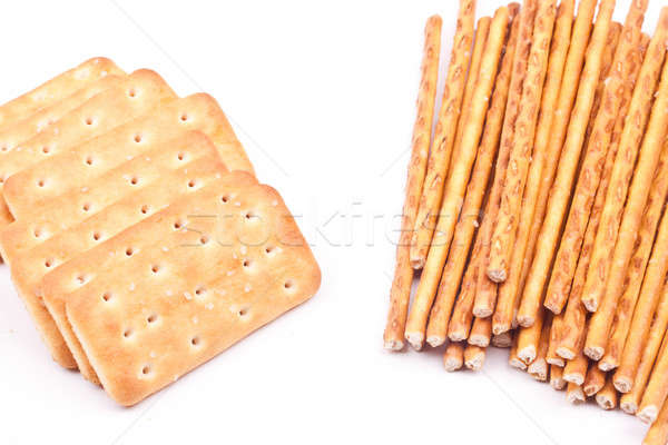 Stock photo: stick and biscuit crackers