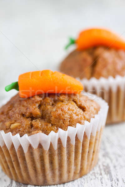 Stock photo: carrot muffin