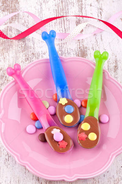 chocolate on a spoon Stock photo © bernashafo
