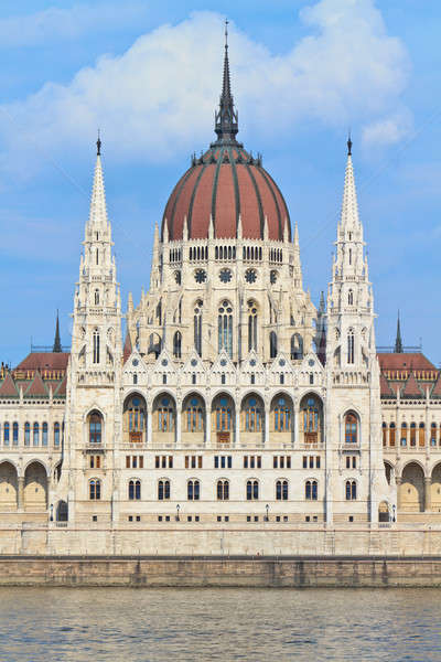 Hongrois parlement Budapest Hongrie parc vue Photo stock © Bertl123